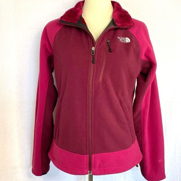 THE NORTH FACE HEAVY FLEECE 2 TONE JACKET WINDWALL - Picture 1 of 9